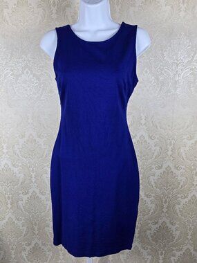Lulus Size Small Royal Cobalt Blue Bodycon Sheath Dress Party Cocktail Flirty